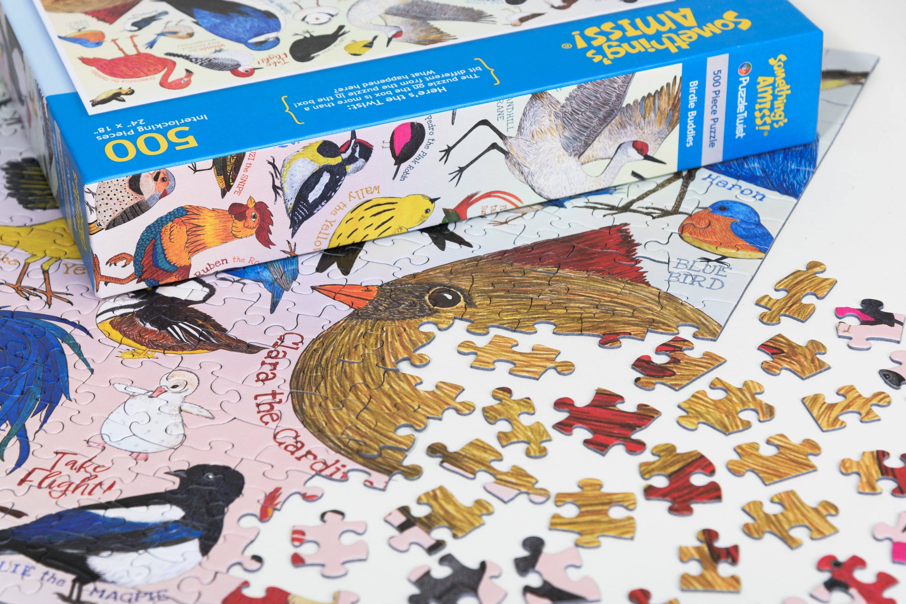 Birdie Buddies – 500 Piece Jigsaw Puzzle Collective
