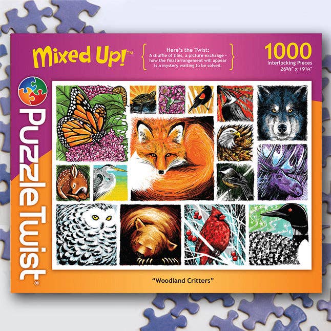 Woodland Critters – 1000 Piece Jigsaw Puzzle Collective