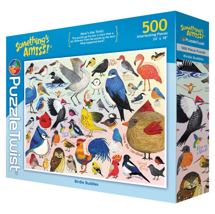 Birdie Buddies – 500 Piece Jigsaw Puzzle Collective