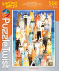 Colorful Cats – 500 Piece Jigsaw Puzzle Collective