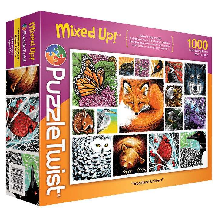 Woodland Critters – 1000 Piece Jigsaw Puzzle Collective